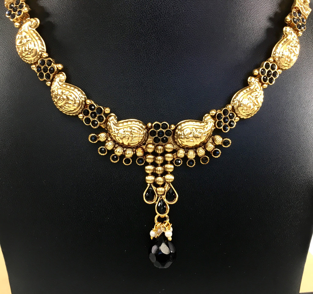 traditional antique necklace set – Maia Collections