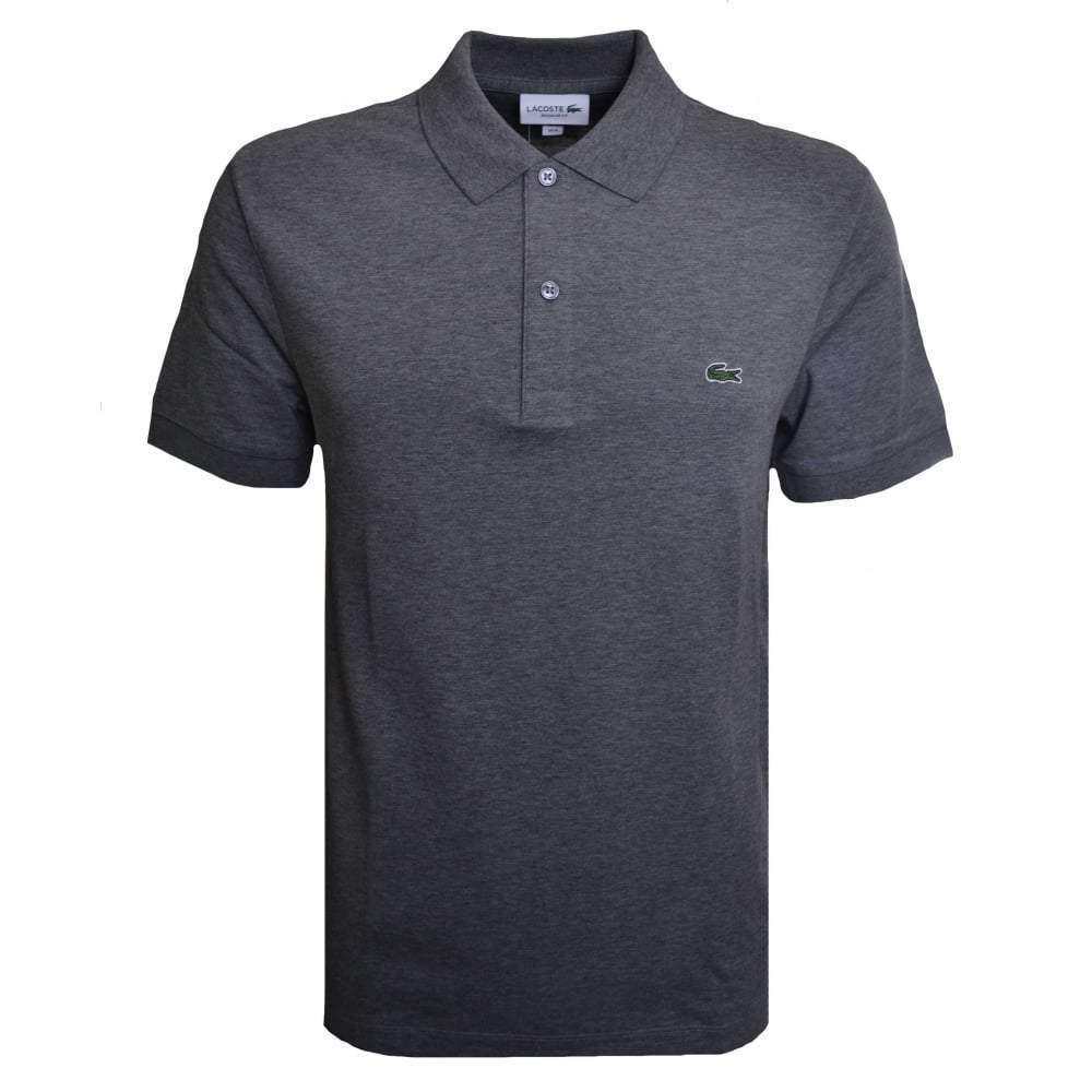 dark grey lacoste polo