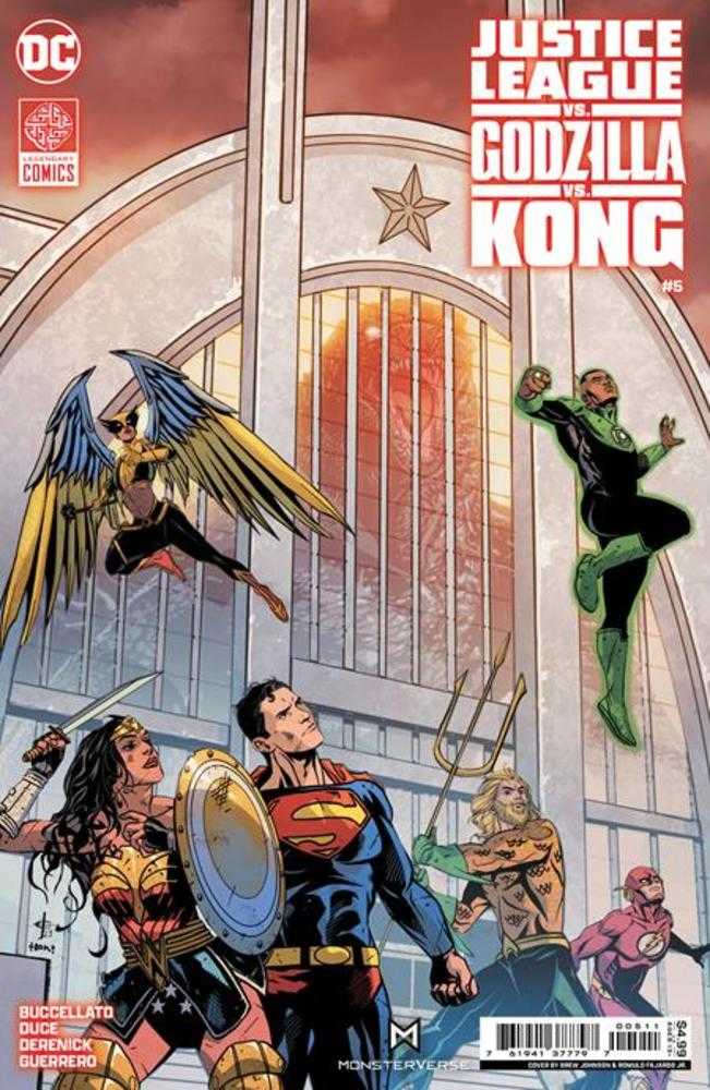 Justice League vs Godzilla vs Kong #1 (Of 7) Cover B Jim Lee & Scott  Williams Card Stock Variant - Walt's Comic Shop €7.90