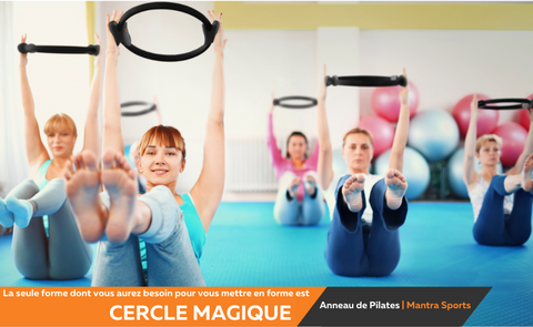 Yoga Pilates Anneau de pilates Maroc POP MAROC ENTRAINEMENT DEBUTANT FITNESS RING YOGA