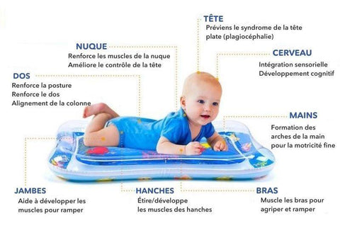 tapis d'éveil pour bébé maroc, gonflable à eau, jeu pour bébé maroc