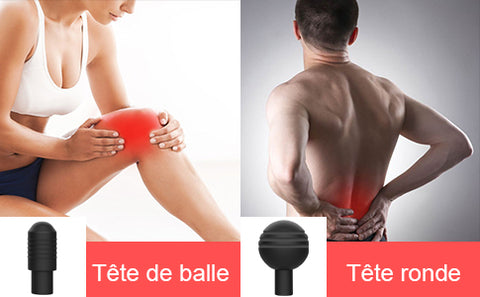 Pistolet de Massage Musculaire - Pop.ma -  Gun Massage Maroc - relaxation muscle musculation