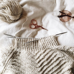 wool and yarn knitting
