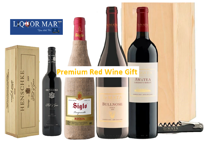 premium red wine gift