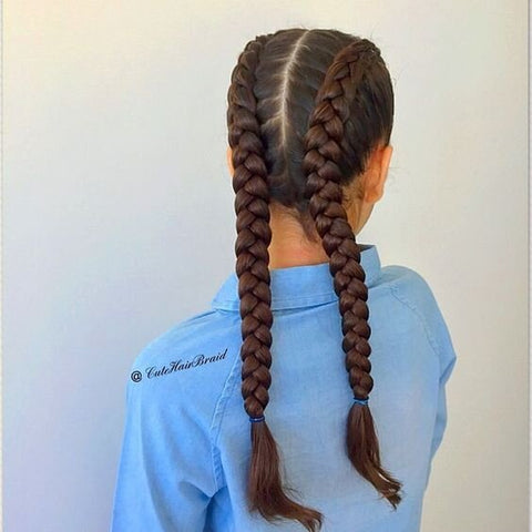 Frenchbraid#hairstyle#easystyle How to make middle french hair style -  YouTube | French hair, Half french braids, Hair styles