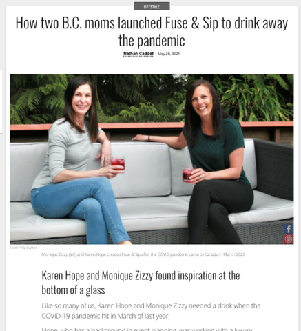 How two B.C. moms launched Fuse & Sip to drink away the pandemic