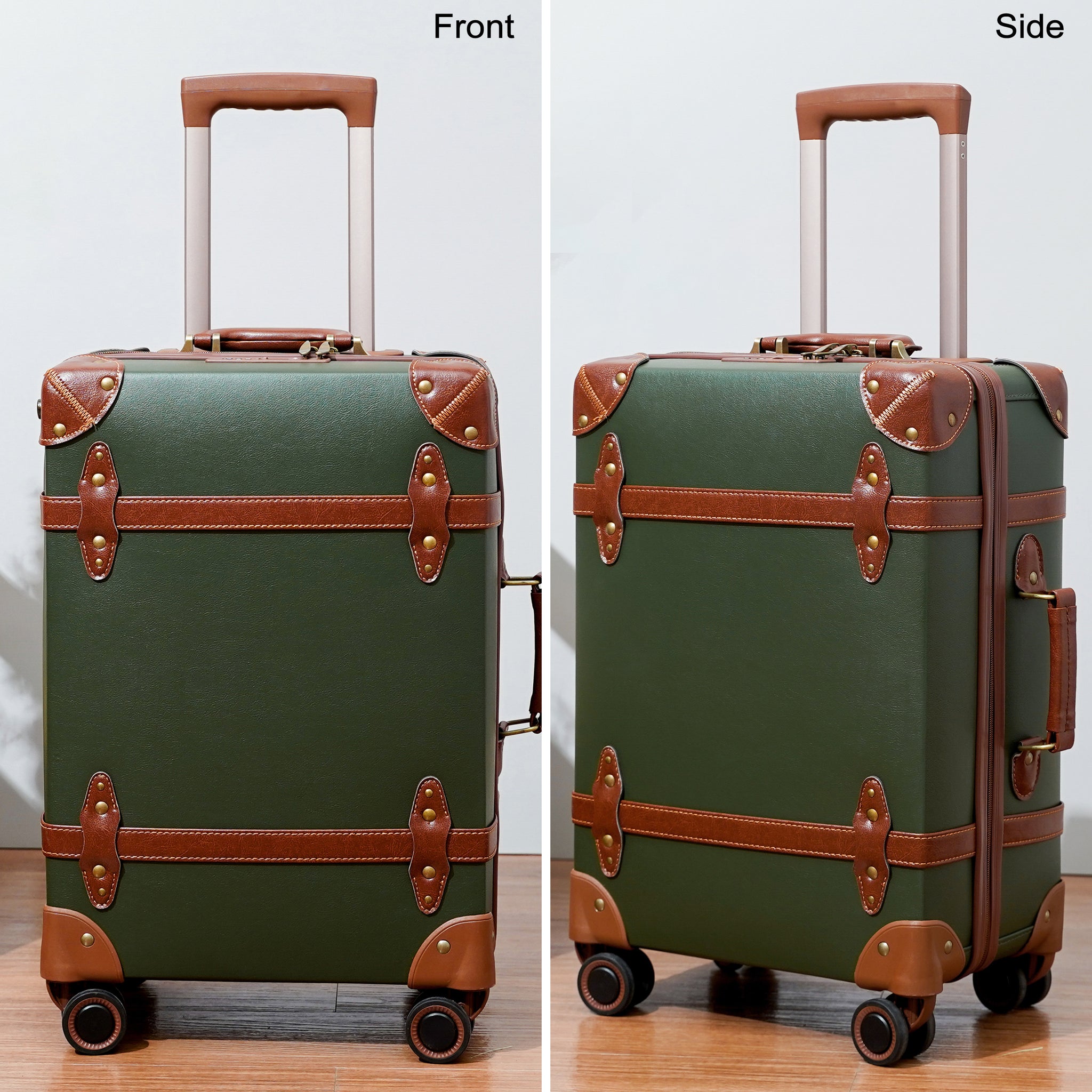 vintage rolling suitcase