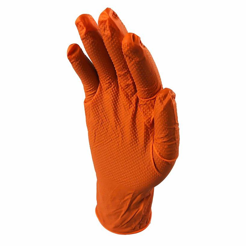 Nitrile Gloves 6 Mil Orange $0.255 (Box of 100)