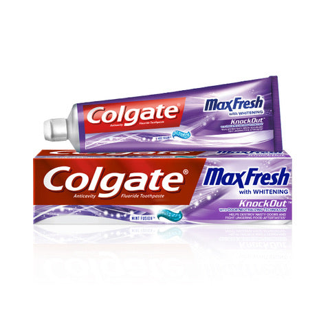 colgate max fresh knockout toothpaste