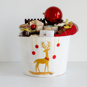 Reindeer bucket by Suzy B.