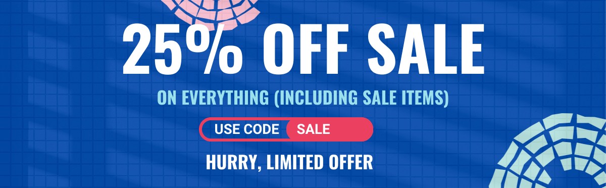 25% off storewide sale