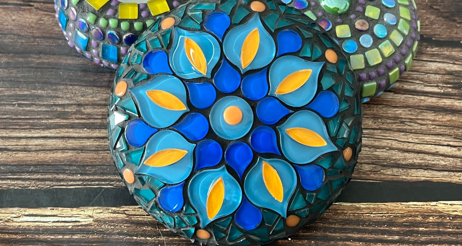 Mandala Stones Mosaic Project