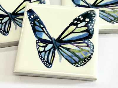 Square Ceramic Feature Tile 4.8cm - No. 13 (Clearance)