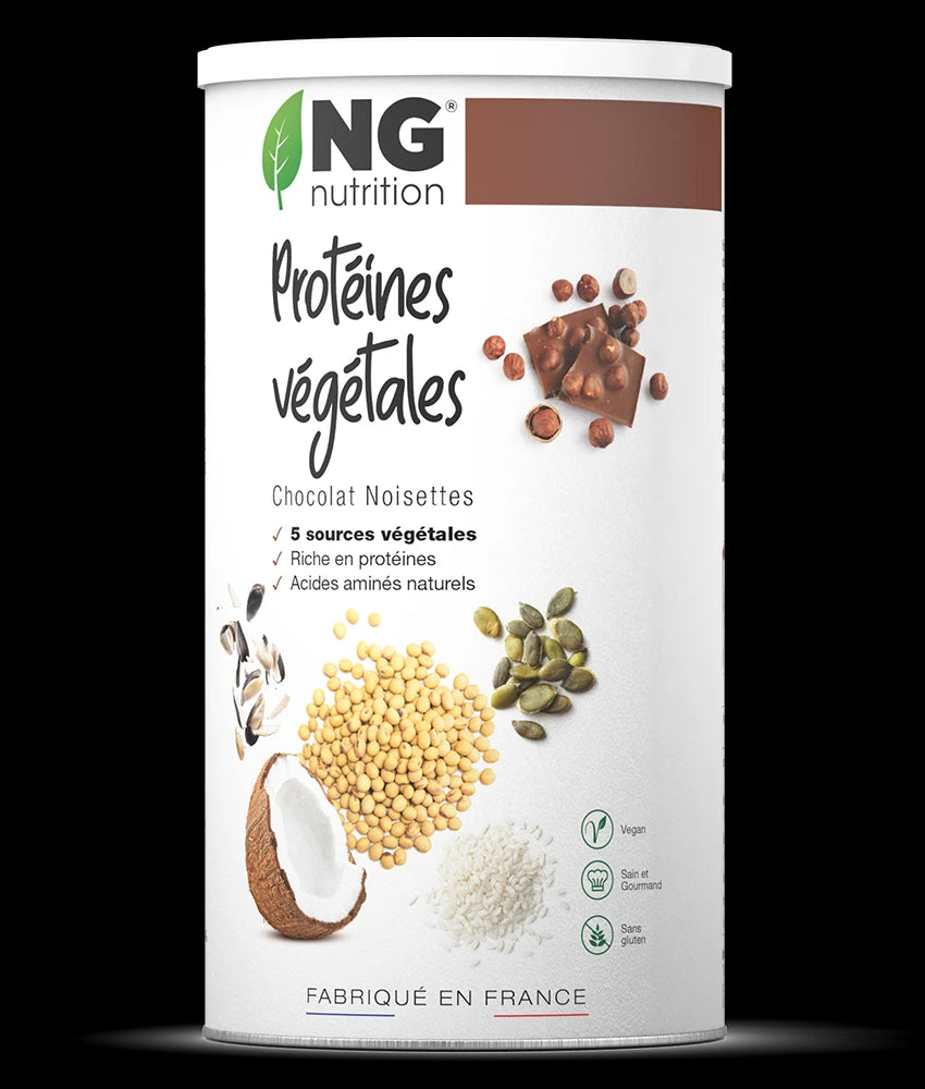 Protéine végétale Chocolat Noisettes - NG Nutrition - 450 g