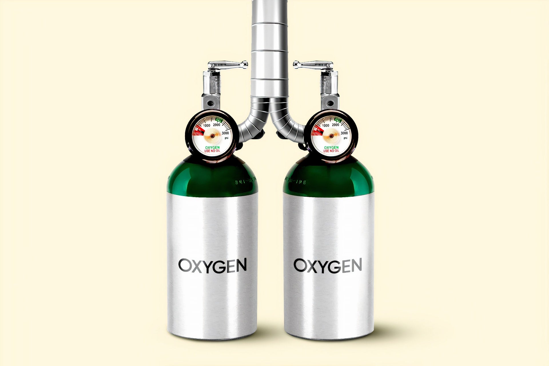 Two Oxygen tanks