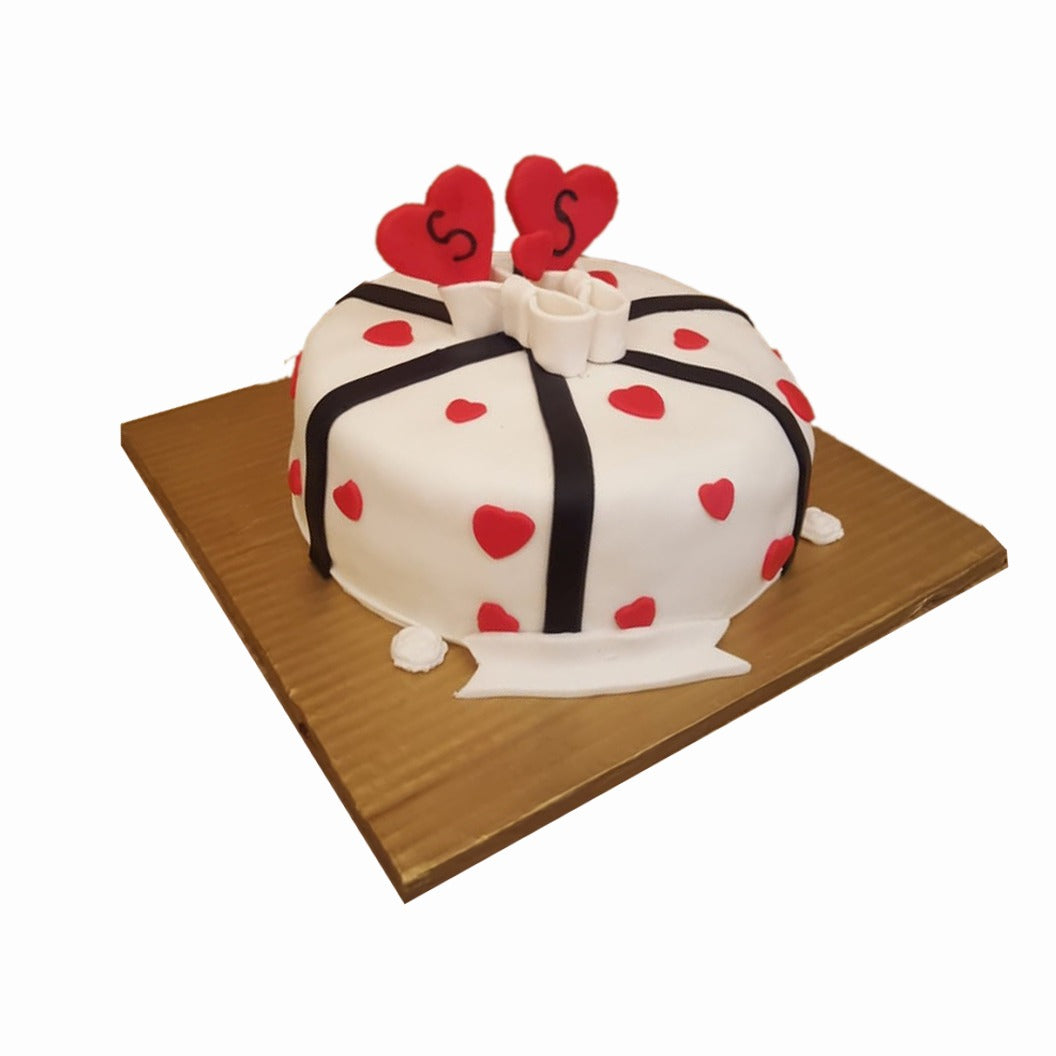 fondant box cake