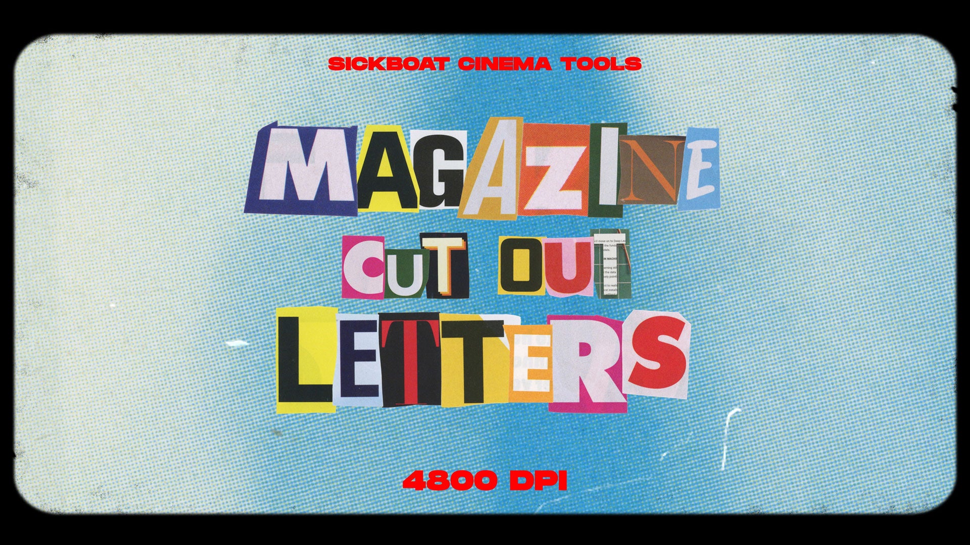 magazine cut out letters png