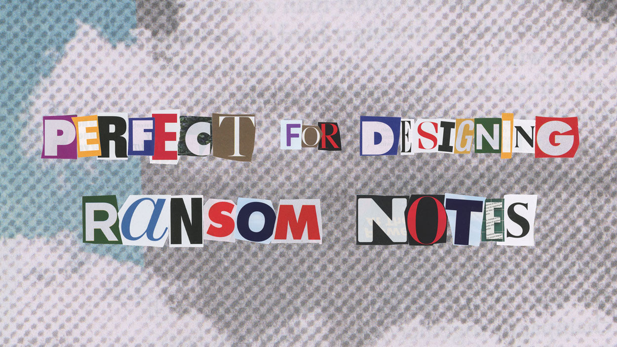 ransom note effect for photo editing