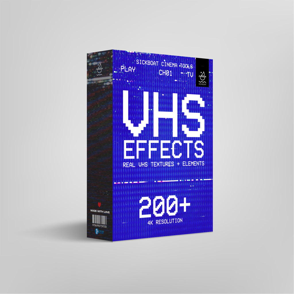 vhs effects for video tape effect