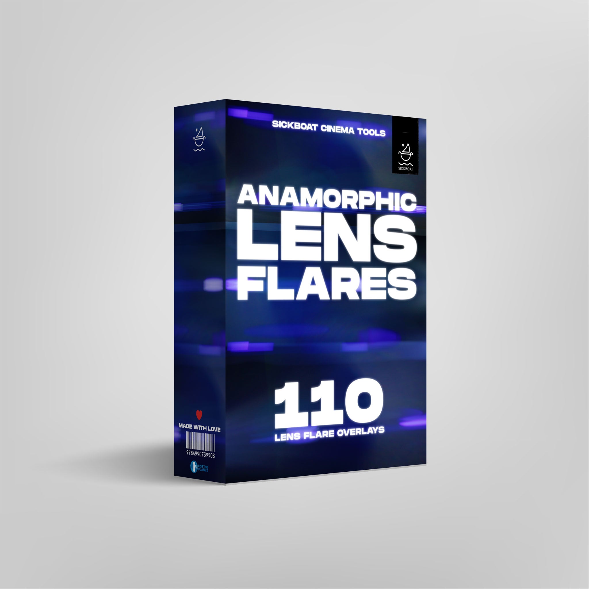 anamorphic lens flare pack