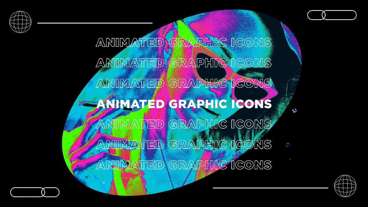 animated graphic icons for animated posters