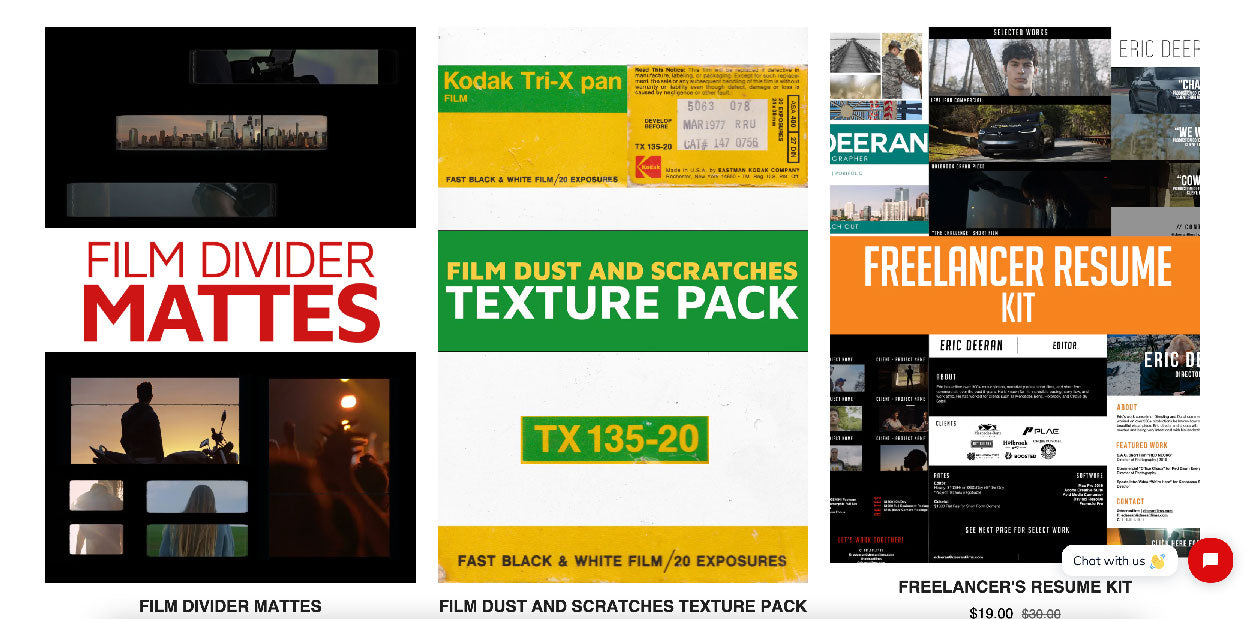 film texture packs for video
