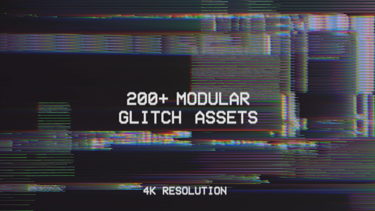 top glitch assets for video