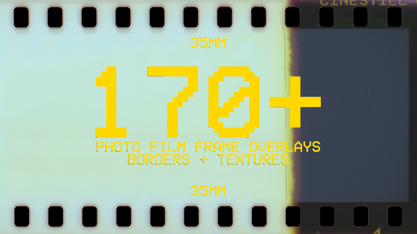 photo film frame png for video editing