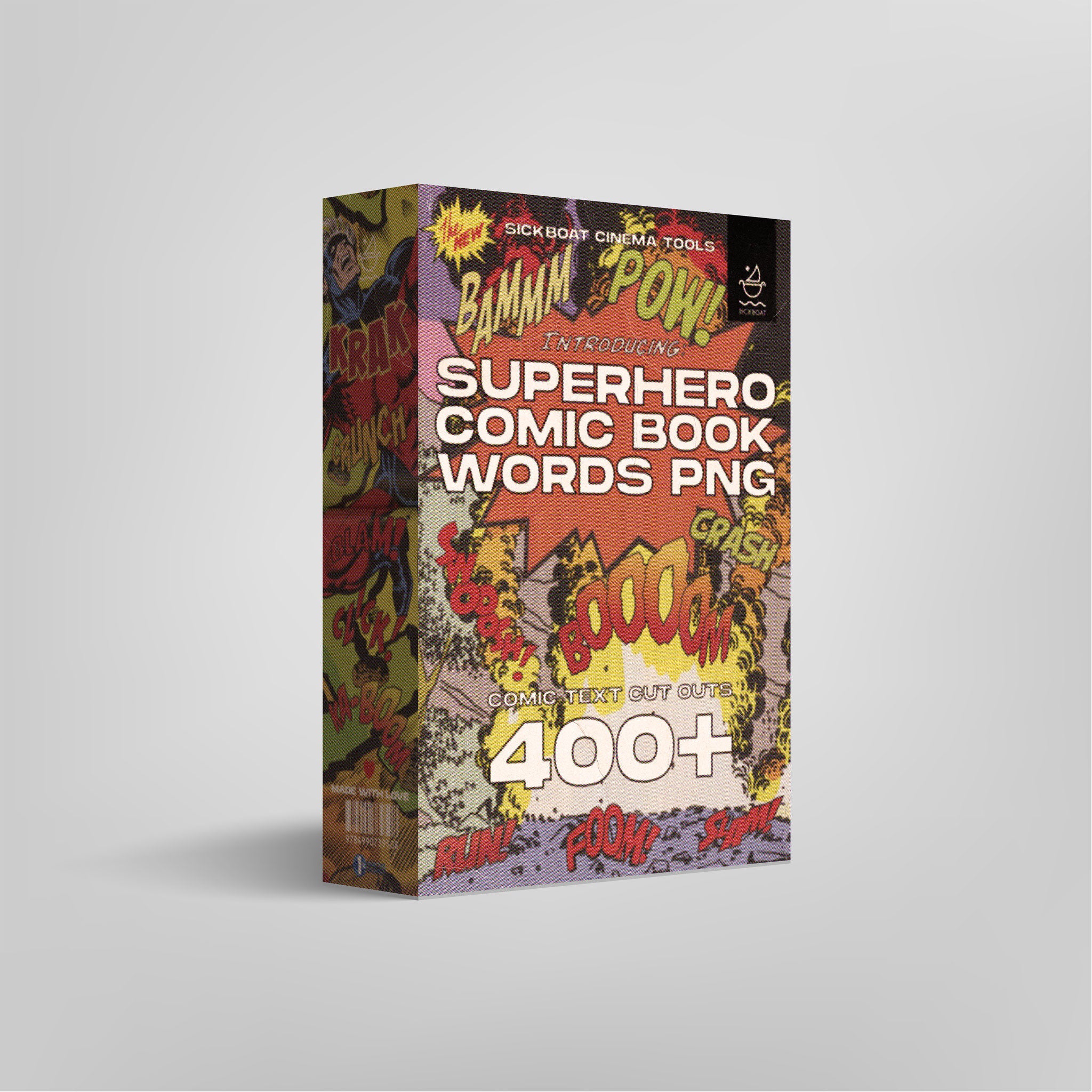 comic book words png Pack