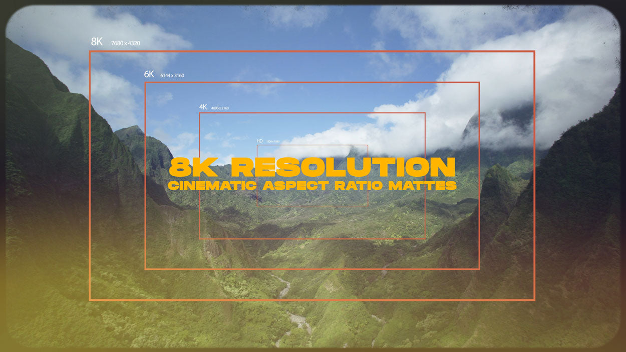 cinematic aspect ratio matte