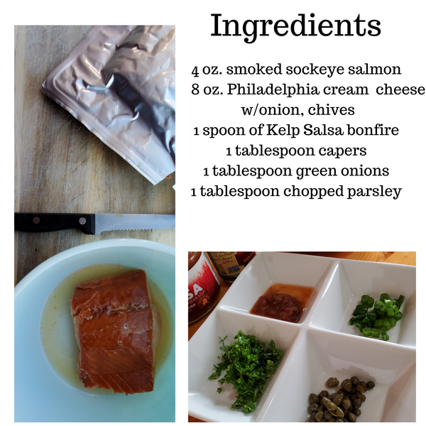 ingredients smoked salmon spread