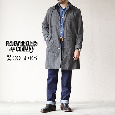 BALDWIN WORK COAT / 13.5oz INDIGO DENIM — SPEEDWAY