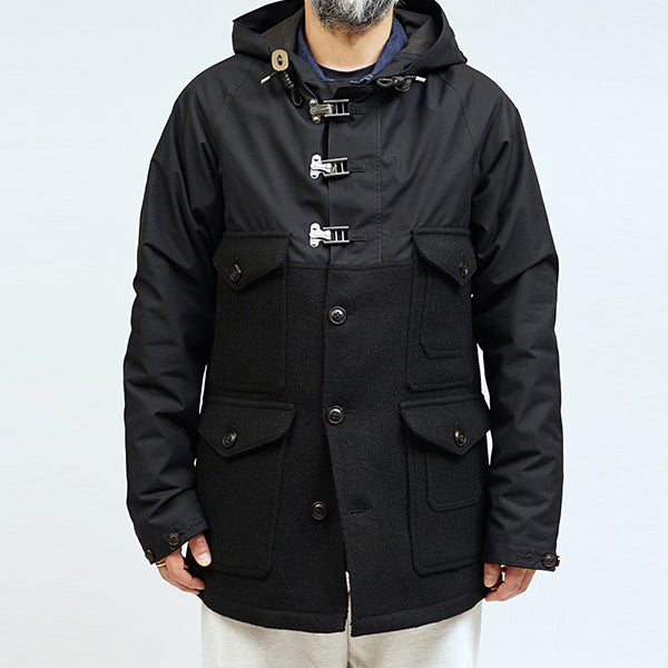 NIGEL CABOURN , CAMERAMAN JACKET CLASSIC , VENTILE × HARRIS TWEED , BLACK ,  AUTHENTIC LINE