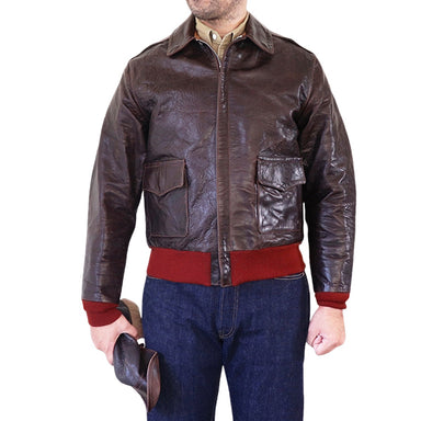 TYPE A-2 / ROUGH WEAR CONTRACT 27752 MODEL / HORSEHIDE SEAL BROWN 