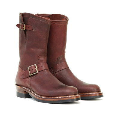 WABASH ENGINEER BOOTS / SHINKI HIKAKU HORSEBUTT / BURGUNDY — SPEEDWAY