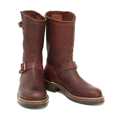 WABASH ENGINEER BOOTS / SHINKI HIKAKU HORSEBUTT / BURGUNDY — SPEEDWAY