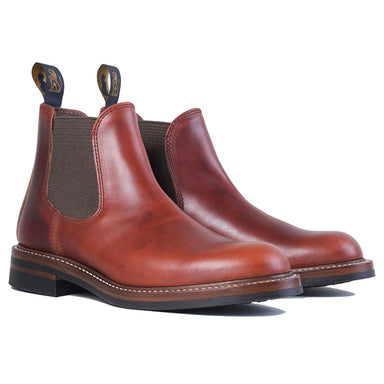 CHELSEA BOOTS / HORWEEN LEATHER CXL / BLACK — SPEEDWAY