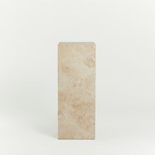 Load image into Gallery viewer, Monolithic travertine plinth
