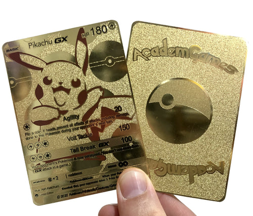 GOLD Articuno GX metal collector's Replica