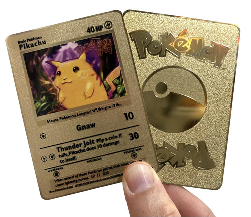 Generic Illustrator Pikachu Custom Metal Pokemon Jordan