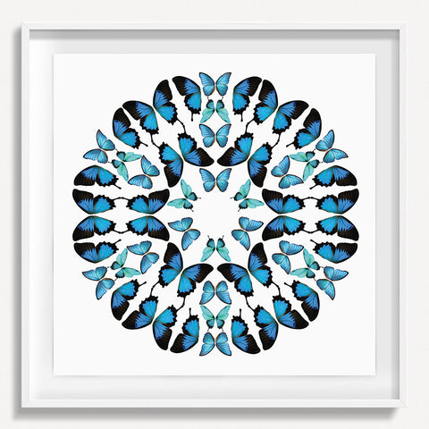 butterfly kaleidoscope art