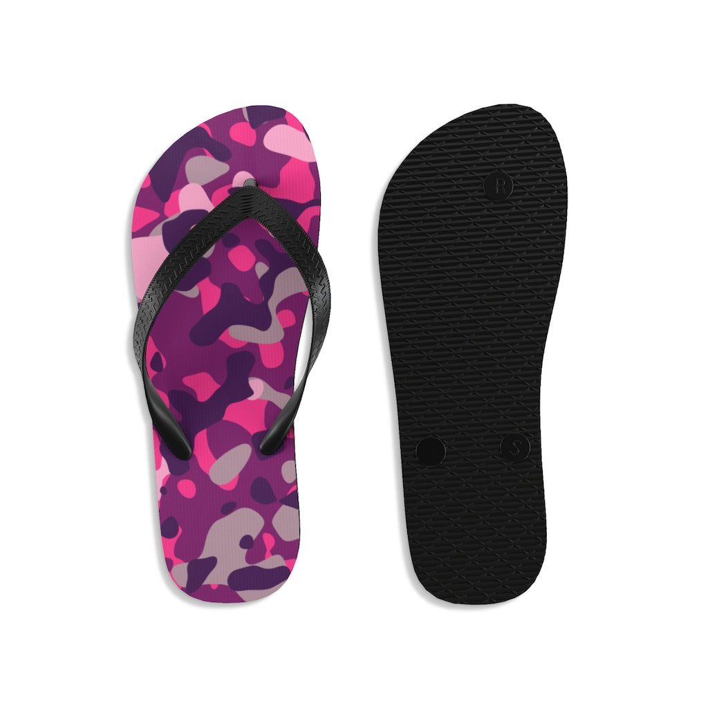 pink camo flip flops