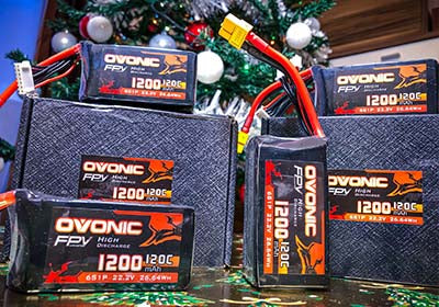 Ovonic 120c 22.2v 6s 1200mah lipo battery for quadcopters