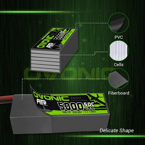 6s 5000mah lipo battery