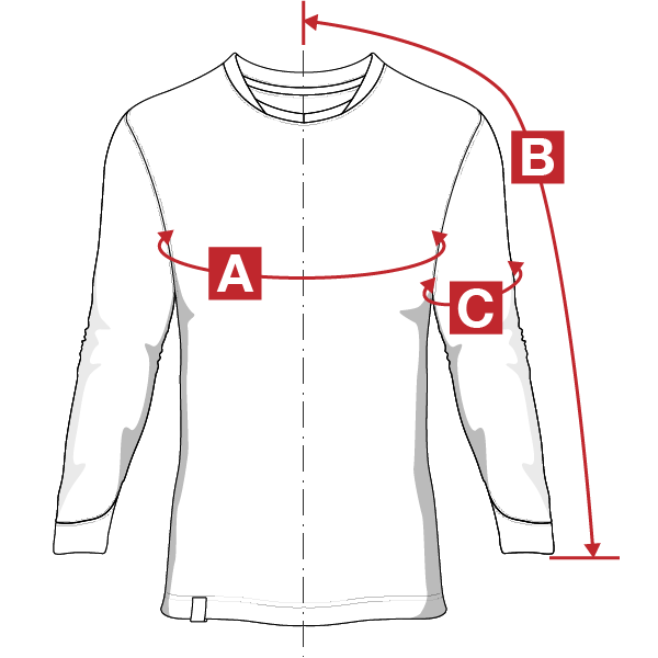 Jersey Sizing Instructions