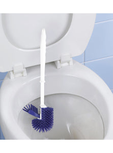 purple toilet brush