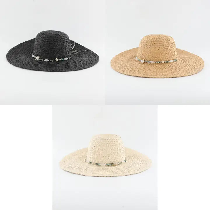 AA SCARLET STARFISH BAND FLOPPY HAT