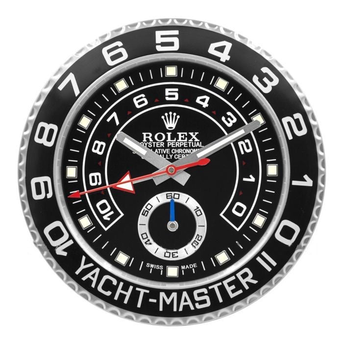rolex yacht master wall clock