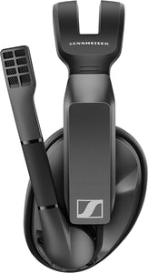 Sennheiser GSP 370 Over-Ear Wireless Gaming Headset, Low-Latency Bluetooth,Noise-Cancelling Mic, Flip-to-Mute, Audio Presets - PC, Mac, Windows, and PS4 Compatible - Black
