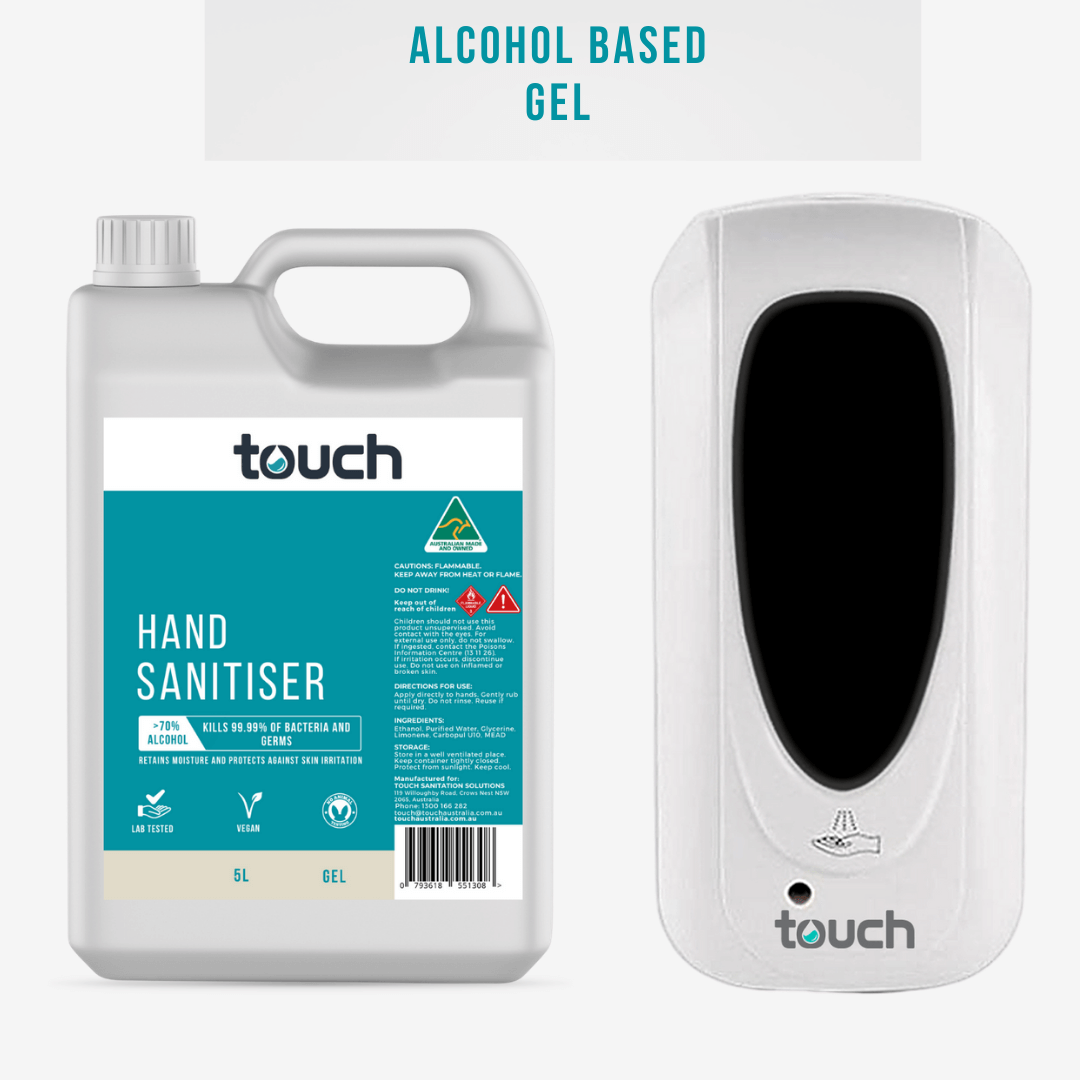 Bulk Hand Sanitiser, Dispenser, Disinfectant buy | BUNDLE &amp; SAVE – TouchBio  Australia